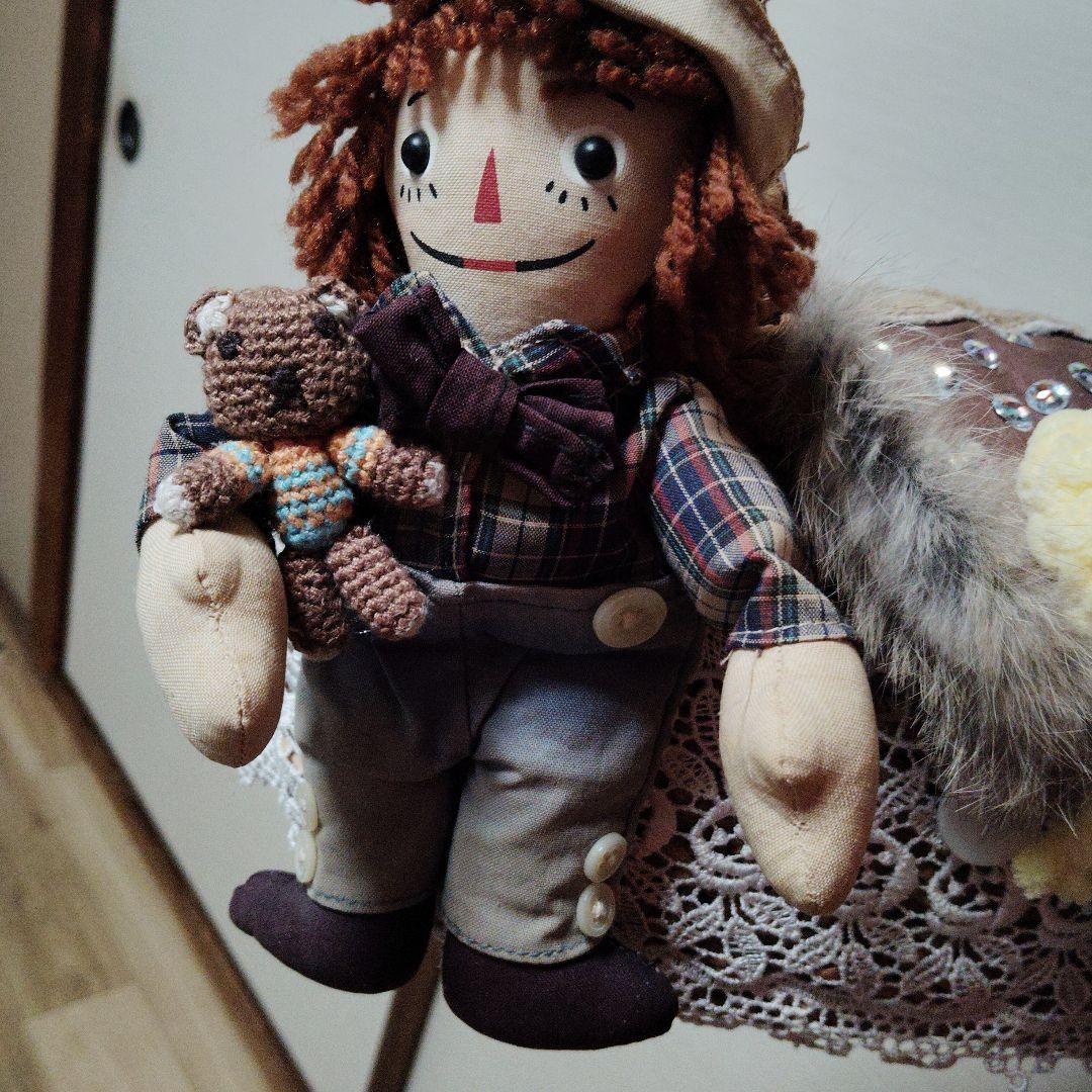 country 手作り人形とバッグのセット