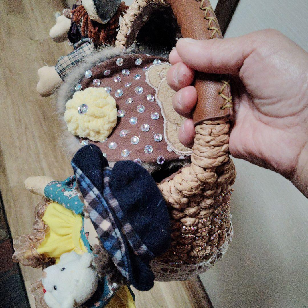 country 手作り人形とバッグのセット