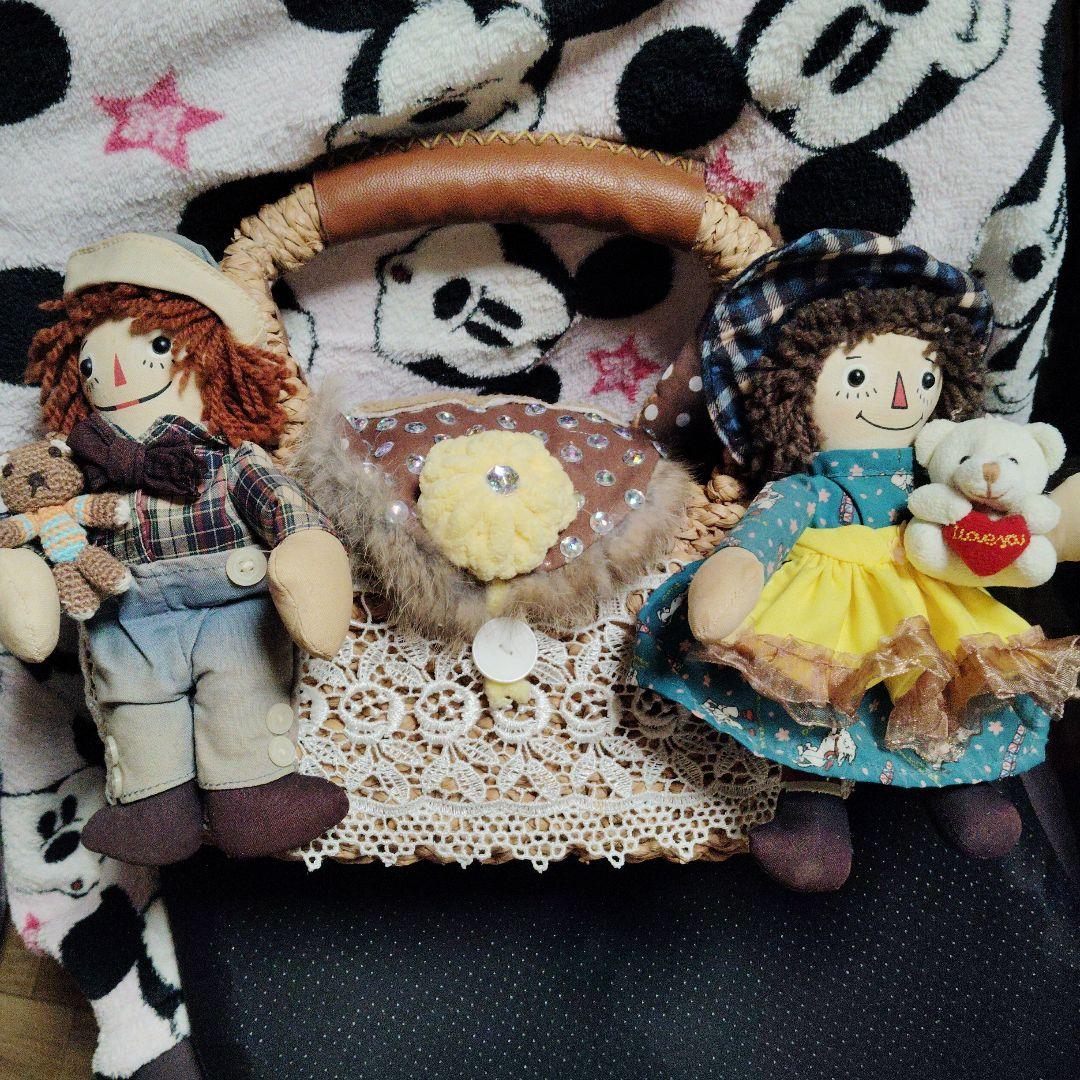 country 手作り人形とバッグのセット