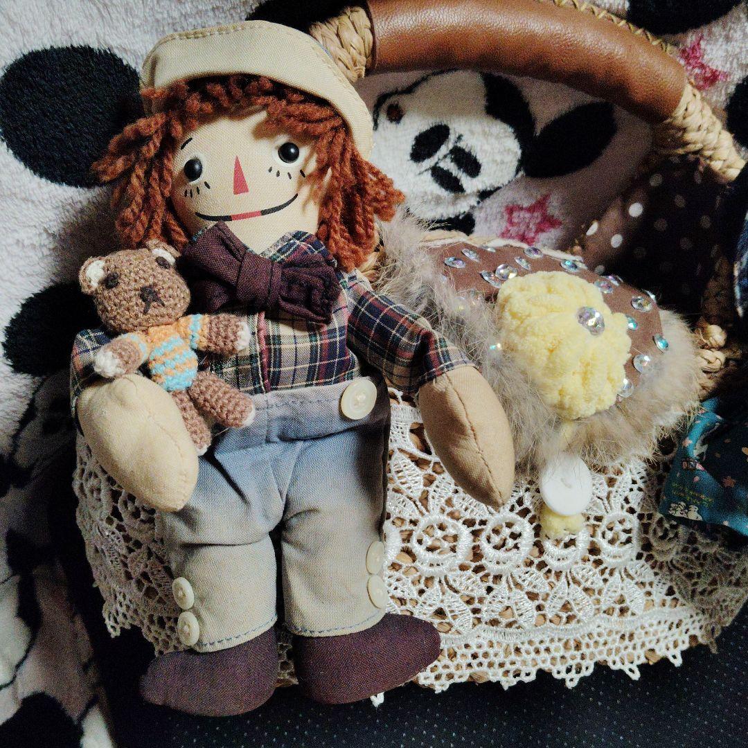 country 手作り人形とバッグのセット