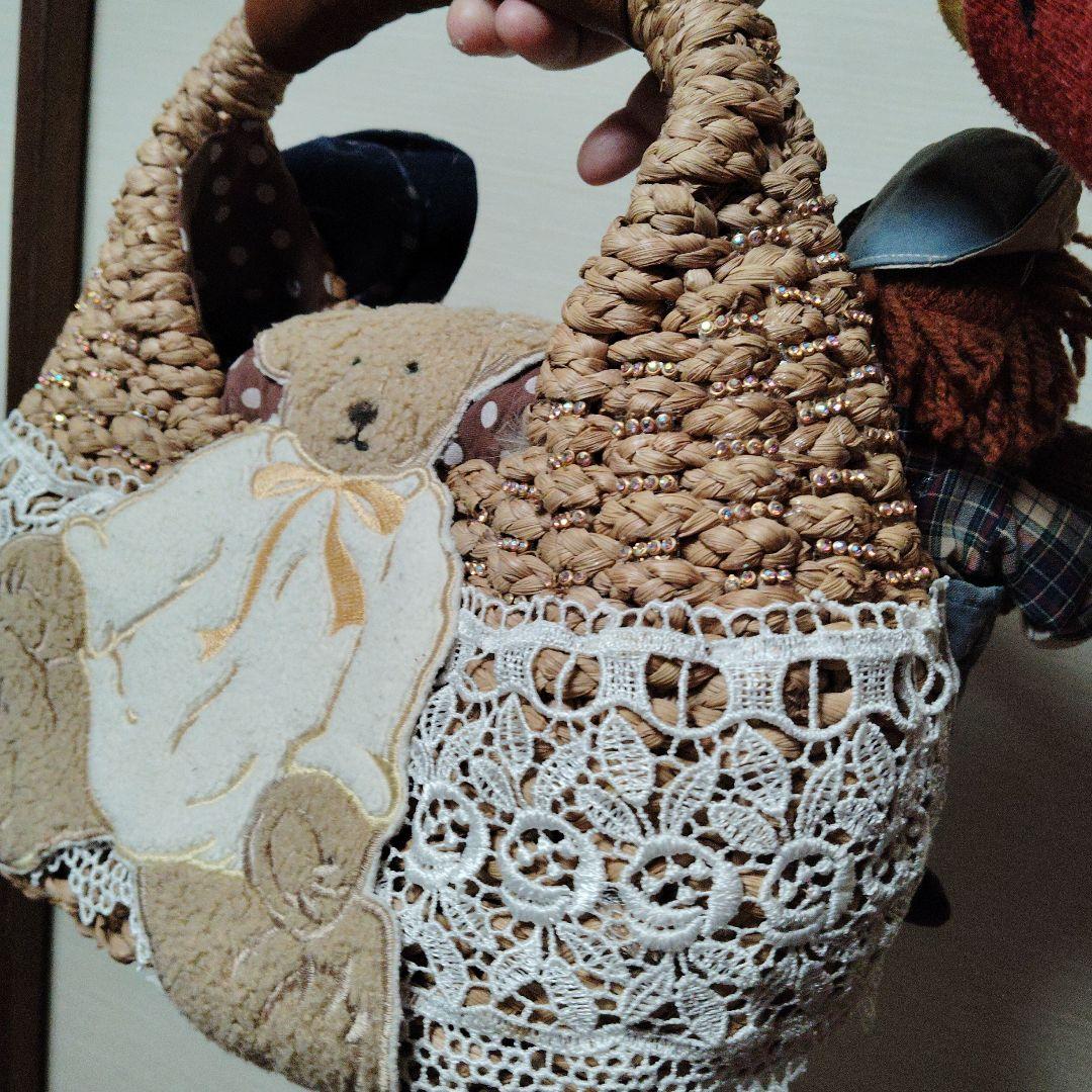 country 手作り人形とバッグのセット