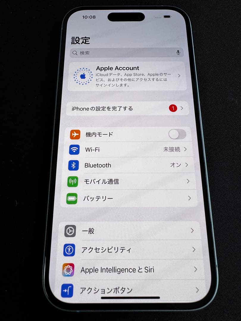 Apple iPhone 16 ティール 128GB バッテリー100%