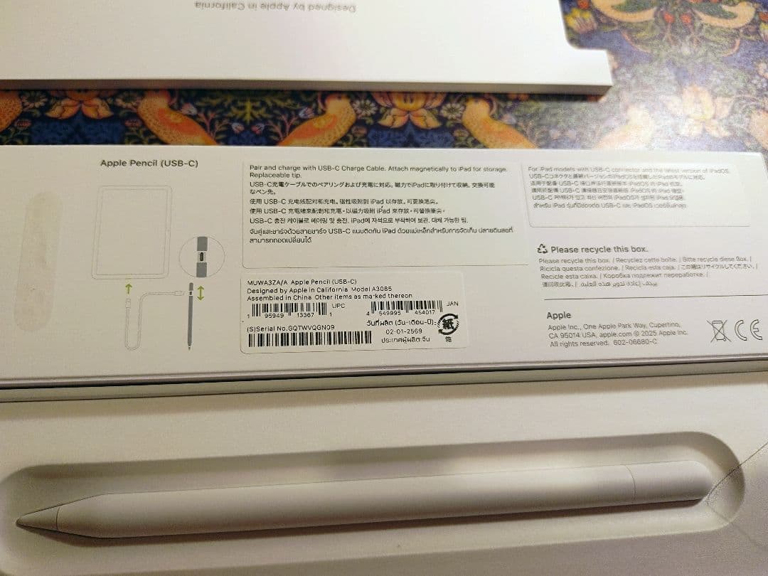 新品 未使用 Apple Pencil アップルペンシル USB-C