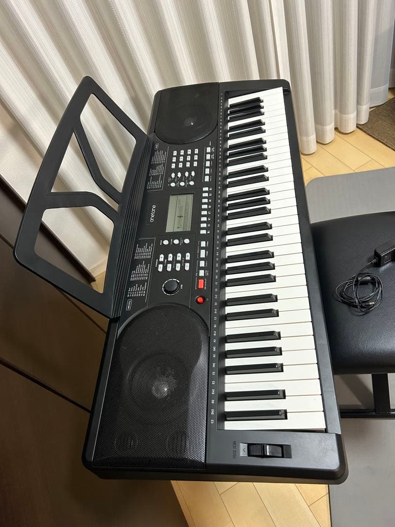 ONETONE OTK-61S 61鍵電子キーボード スタンド 椅子セット