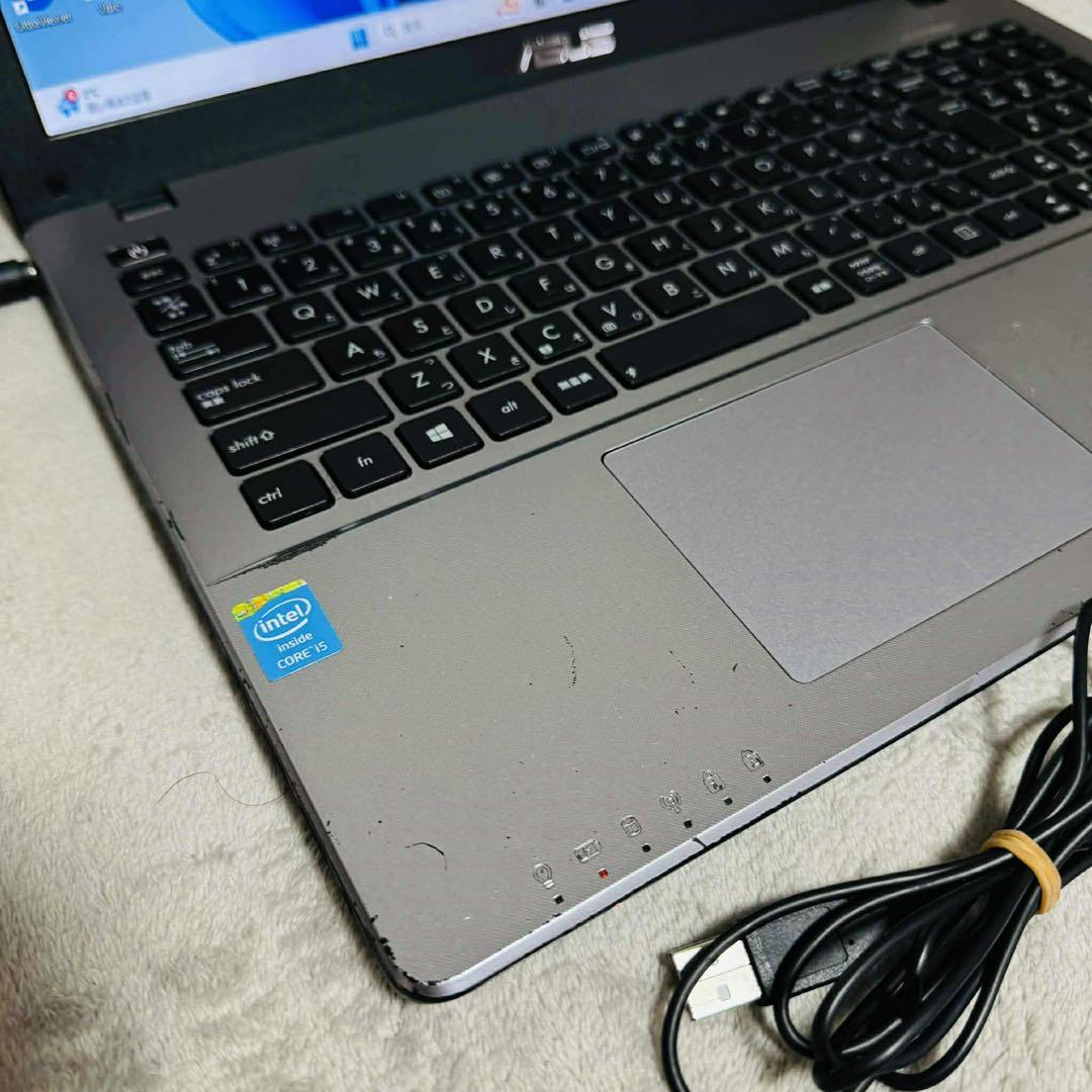 S313 ASUSノートパソコンi5 SSD高速 Windows11オフィス付き