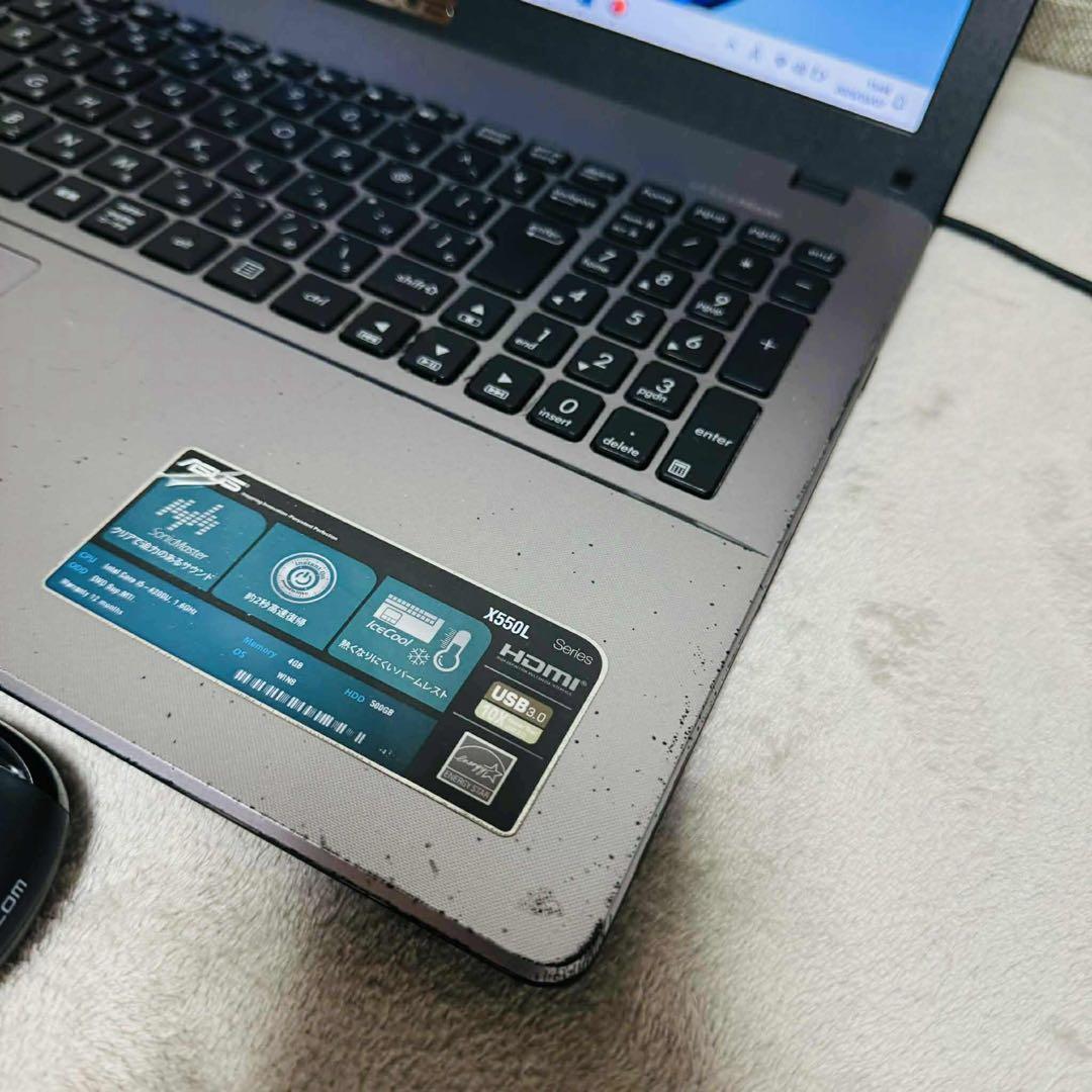 S313 ASUSノートパソコンi5 SSD高速 Windows11オフィス付き