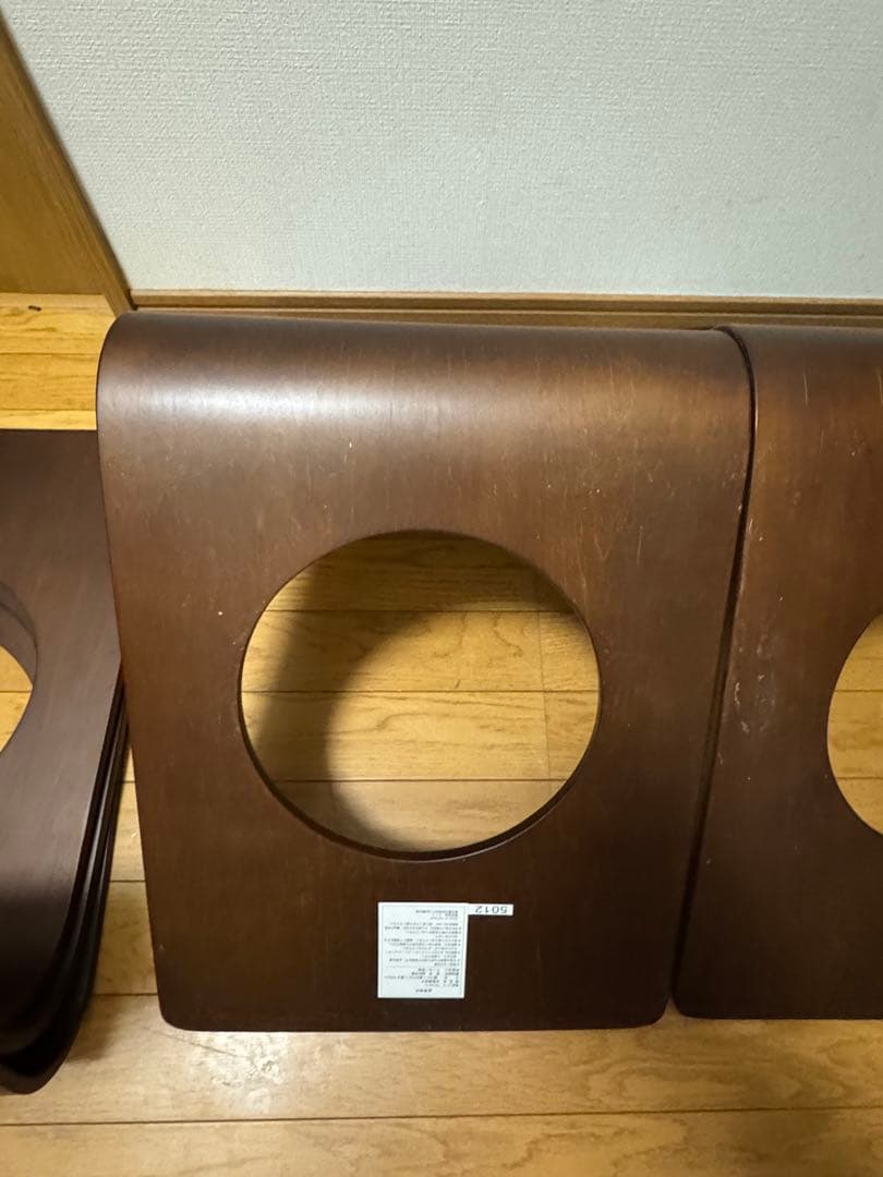 ニトリ 木製 座椅子 6脚　木製座イス　曲げ木