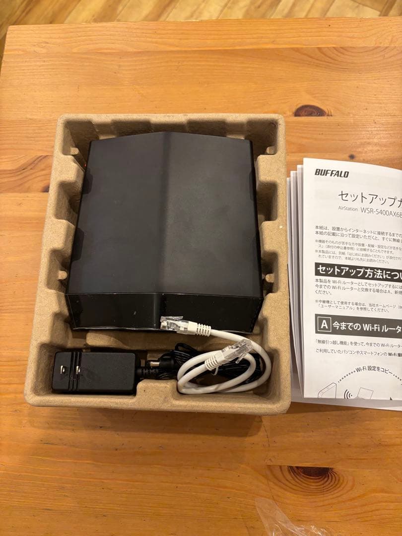 BUFFALO WSR-5400AX6S-MB Wi-Fi 6ルーター即日発送