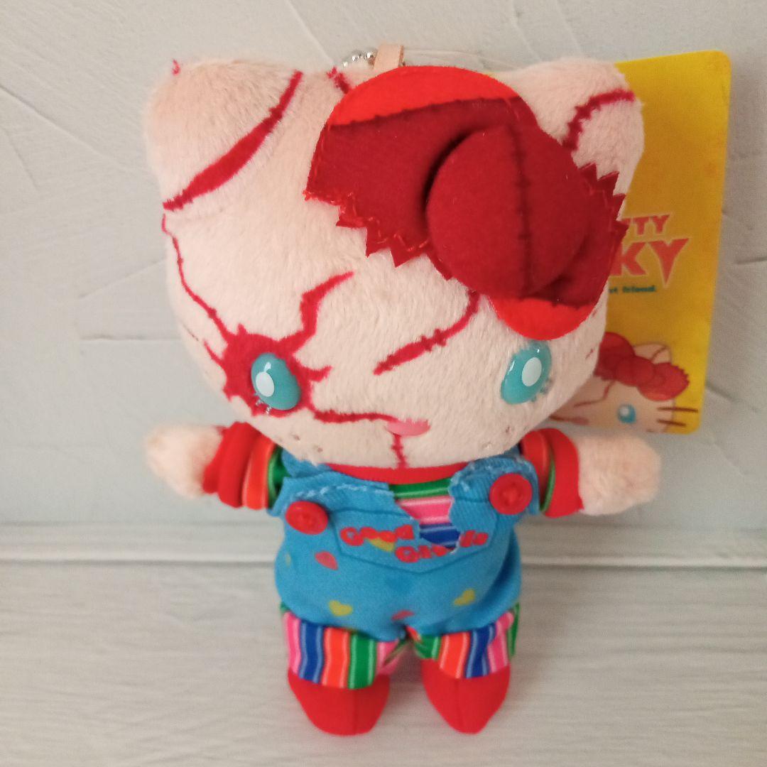 USJ キティ ぬいば ハロウィン チャッキー コラボ ぬいぐるみ マスコット