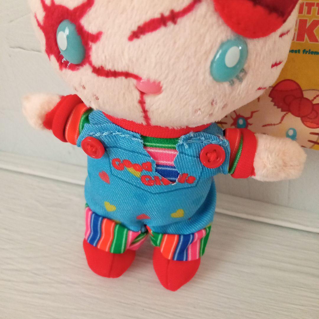 USJ キティ ぬいば ハロウィン チャッキー コラボ ぬいぐるみ マスコット