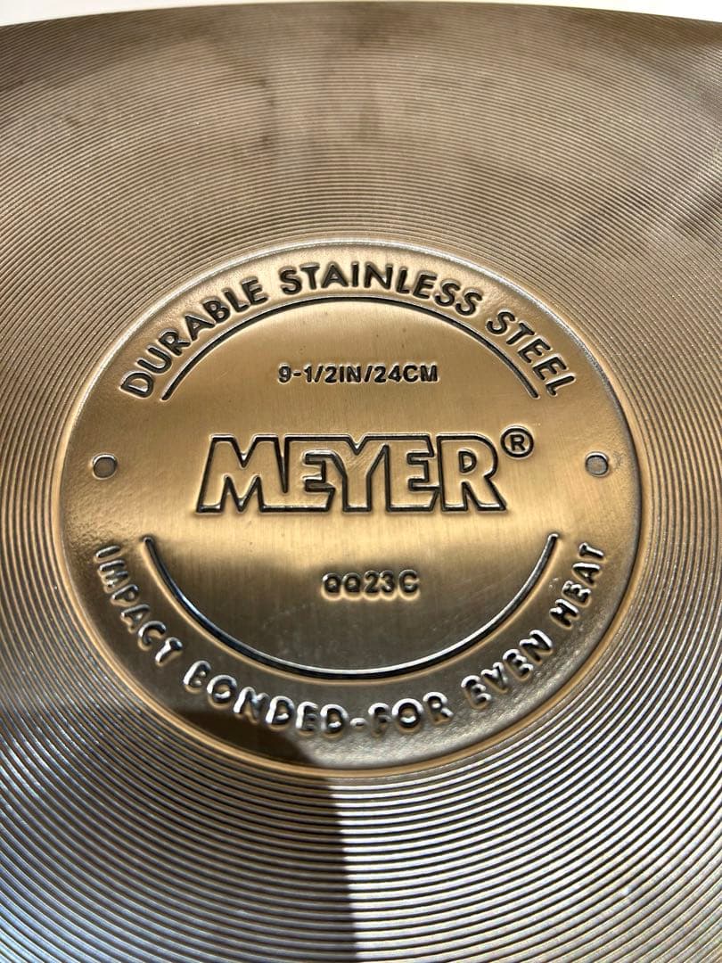 MEYER マイヤー スクエアグリルパン 24cm ガラス蓋+グリルプレス付き