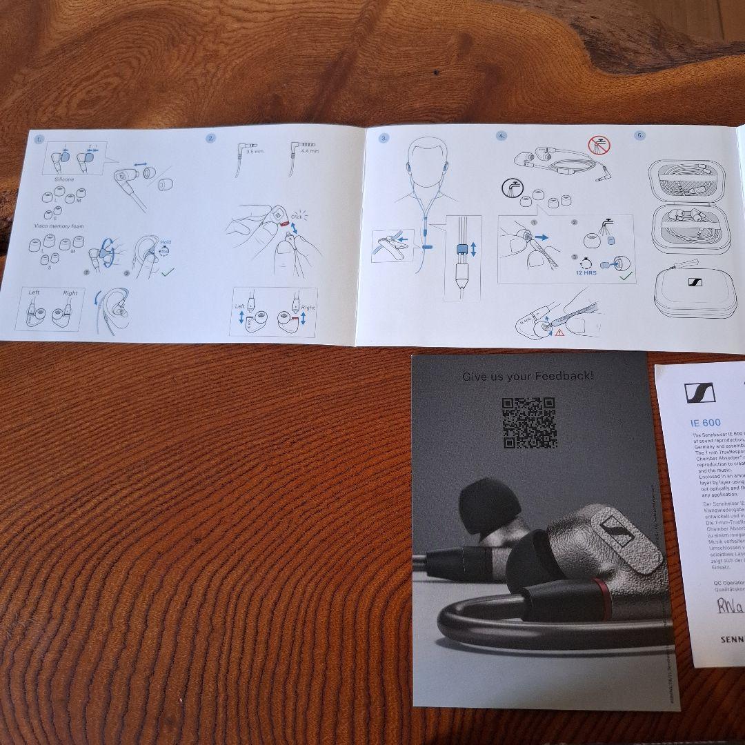 ゼンハイザーイヤホーン IE 600 Hi-Res AUDIONASA 極上品！