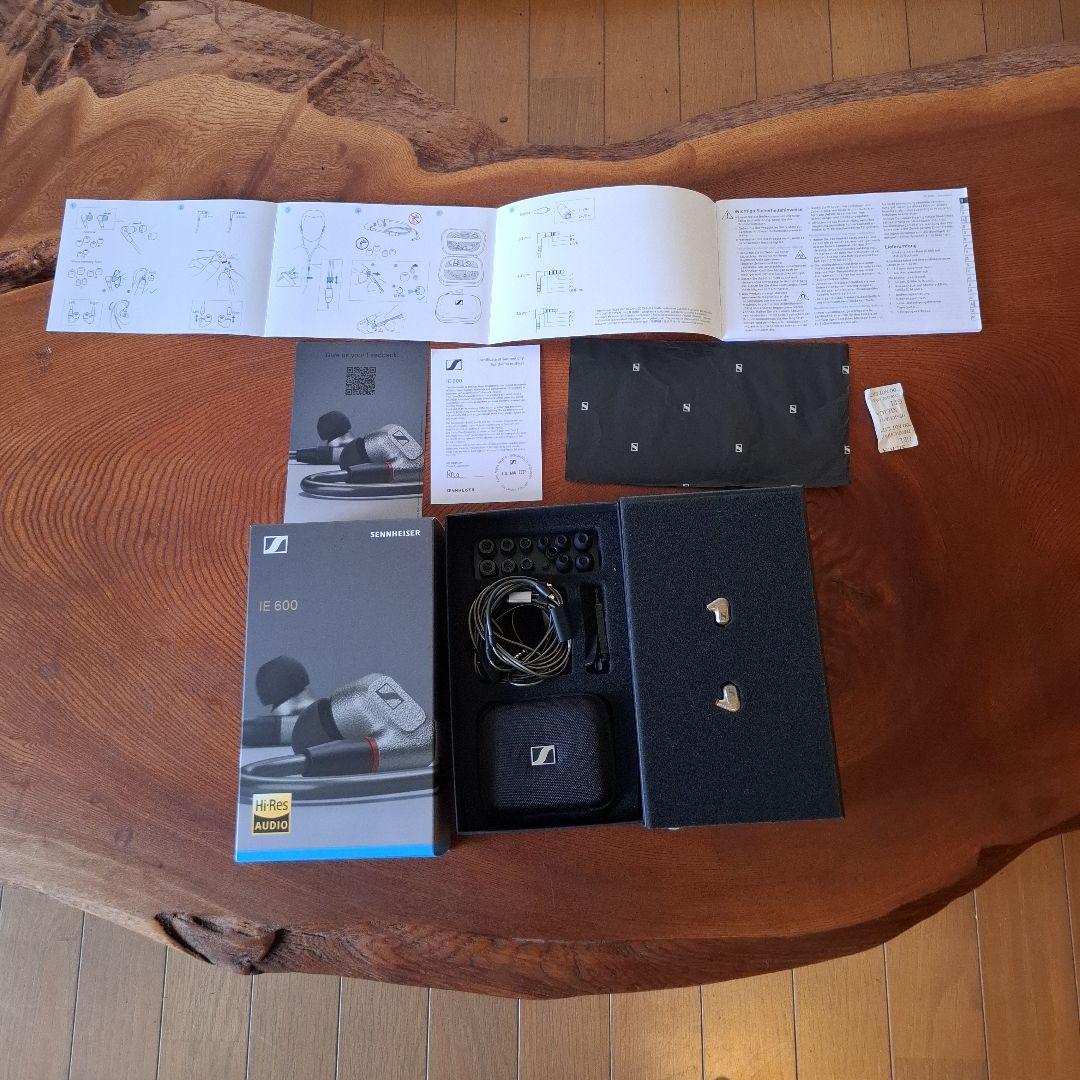 ゼンハイザーイヤホーン IE 600 Hi-Res AUDIONASA 極上品！