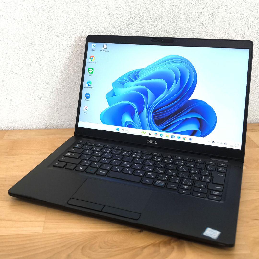 Dell 13.3型 ノートパソコン│i5第8世代 Windows11／カメラ付