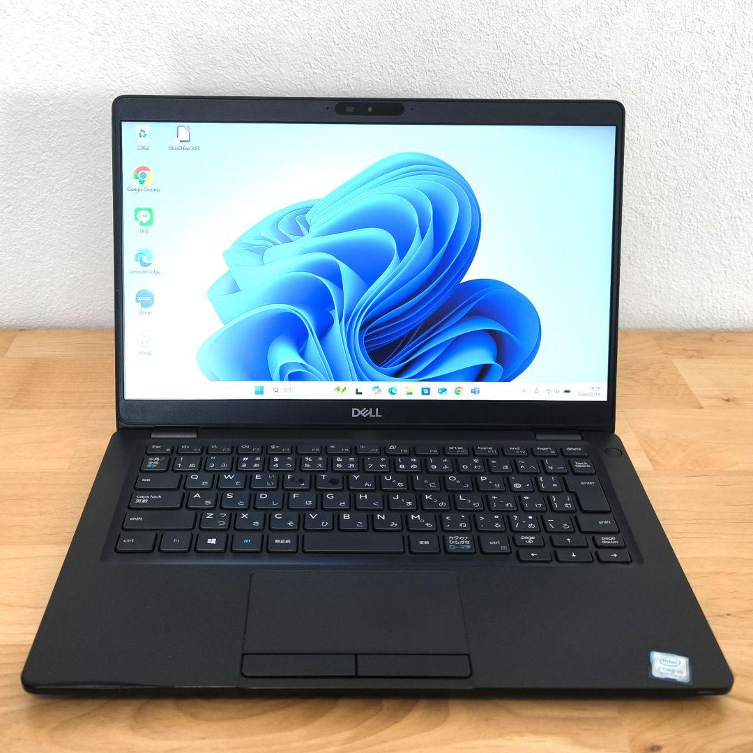 Dell 13.3型 ノートパソコン│i5第8世代 Windows11／カメラ付