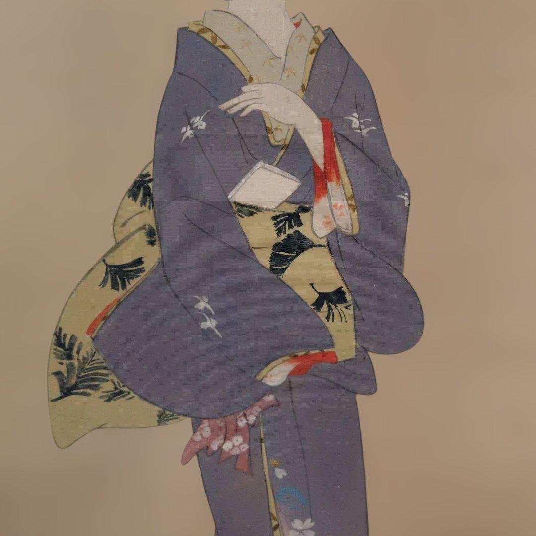 伊藤小坡　深春　掛軸