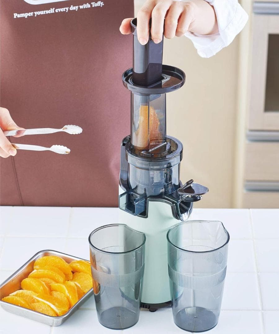 Toffy/トフィー スロージューサー K-BD4 ホワイト K-BD4-AW