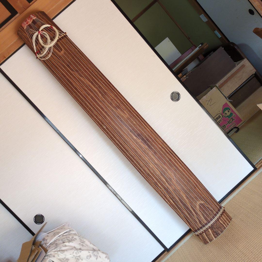 ①※※廃棄します※※生田流 師範代使用品★十三絃 お琴 箏 琴 和楽器