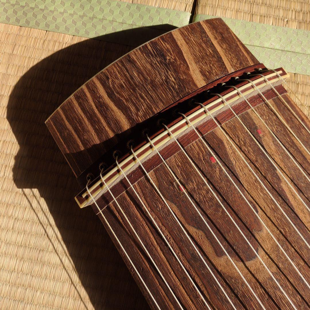 ①※※廃棄します※※生田流 師範代使用品★十三絃 お琴 箏 琴 和楽器