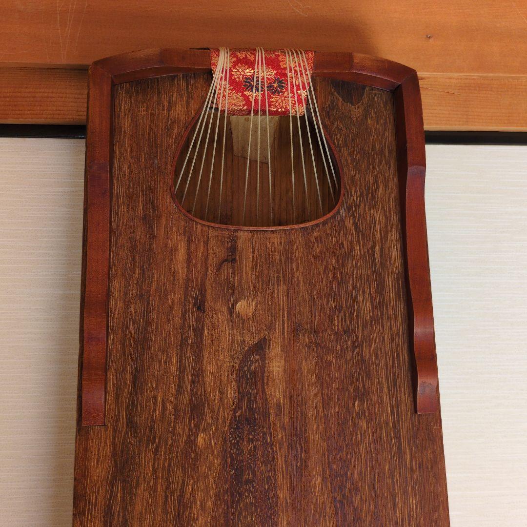①※※廃棄します※※生田流 師範代使用品★十三絃 お琴 箏 琴 和楽器