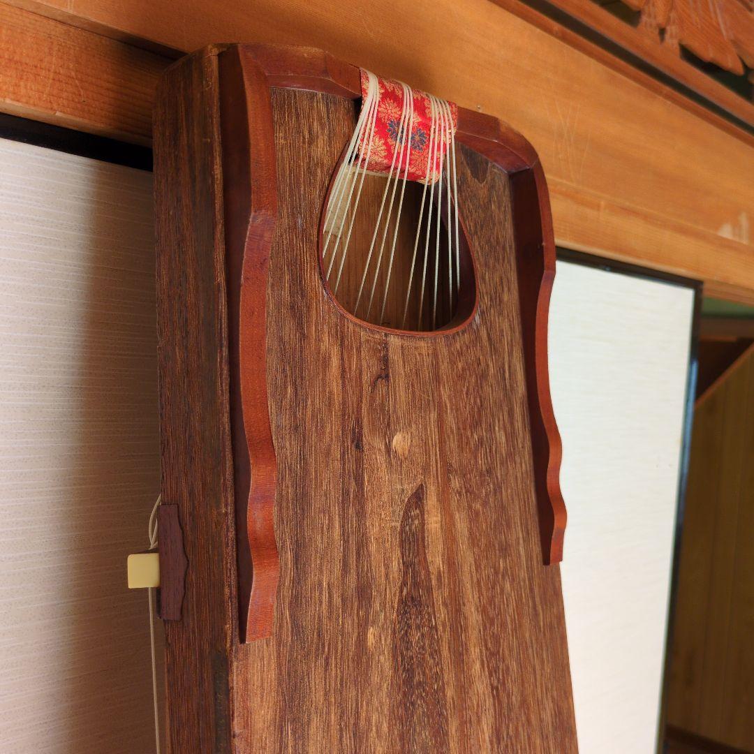 ①※※廃棄します※※生田流 師範代使用品★十三絃 お琴 箏 琴 和楽器