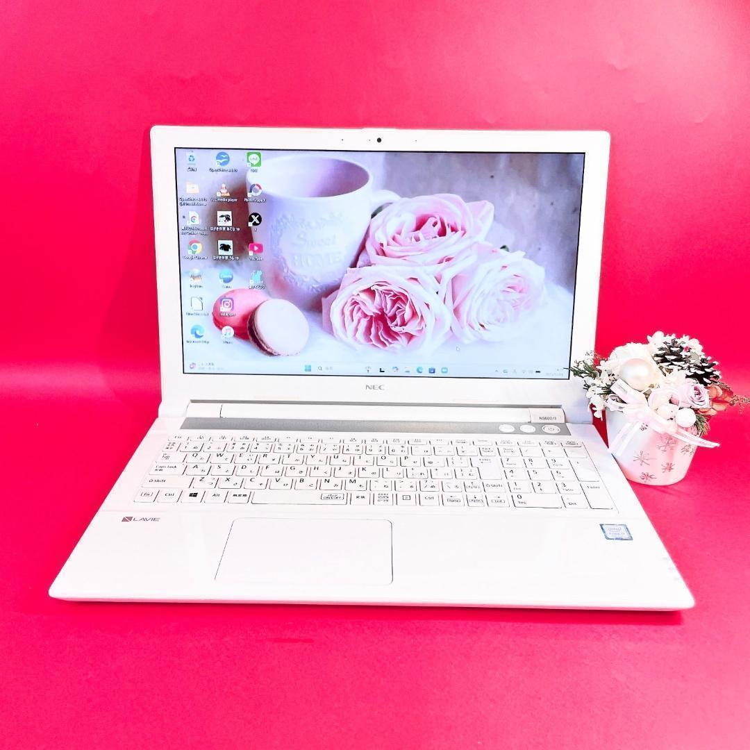 Windows11ならコレ❣️第8世代Corei7薄型ノートパソコン！カメラSSD