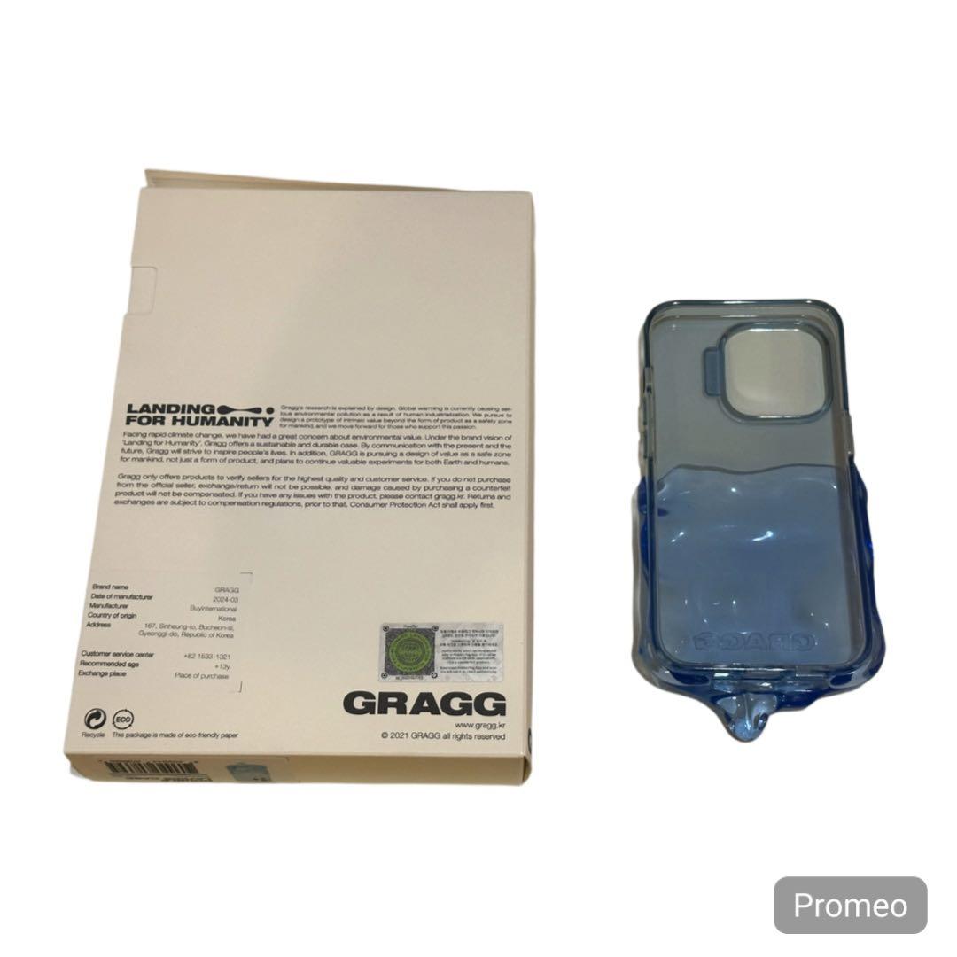 GRAGG スマホケース Clear Blue IPhone14Pro