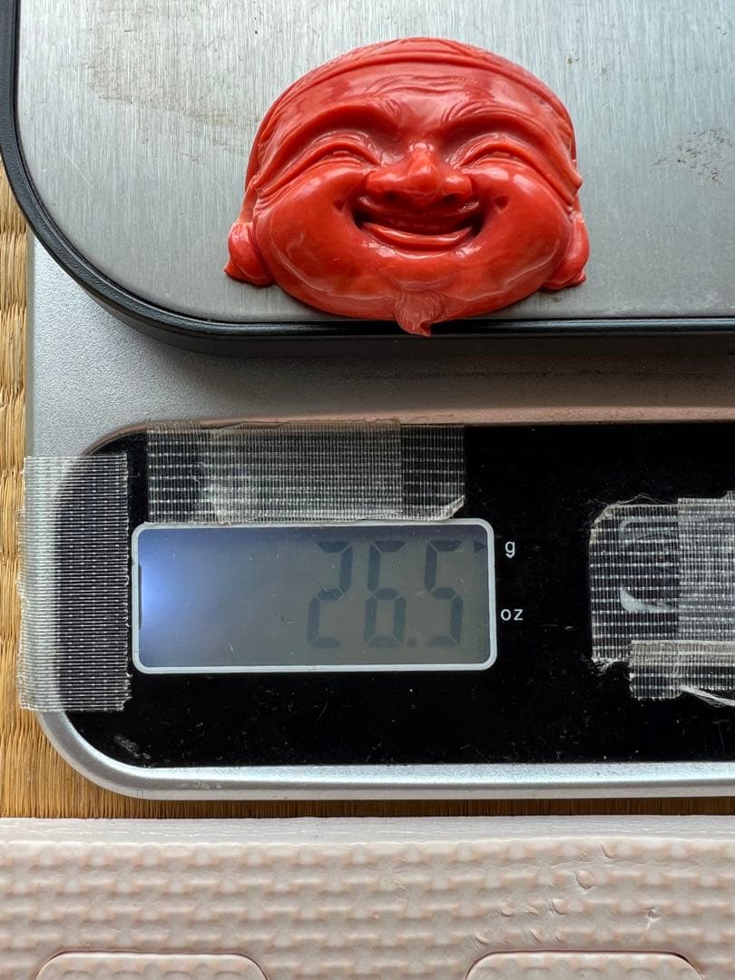 珊瑚　サンゴ　彫刻