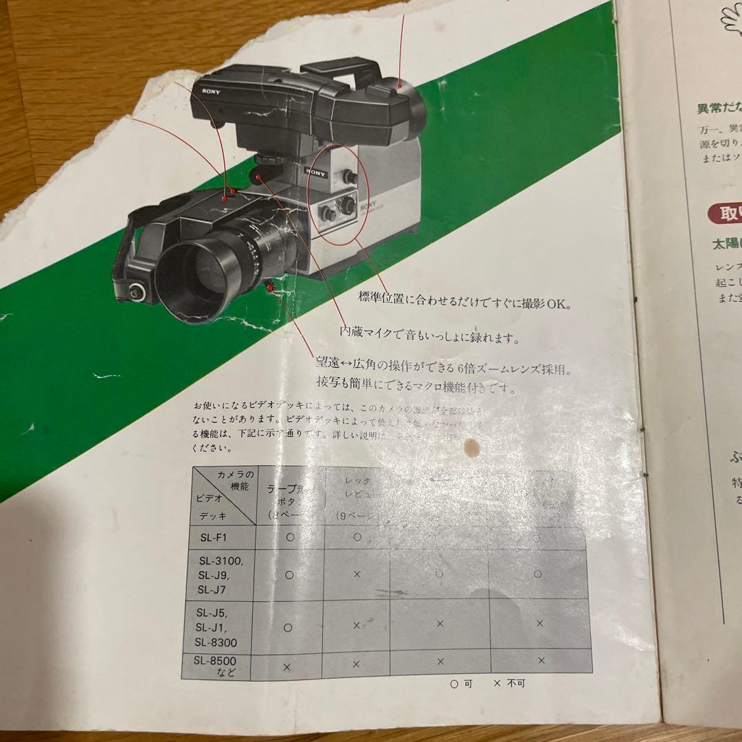 SONYＭＦトリニコンカラービデオカメラ HVC-Ｆ2 ジャンク品