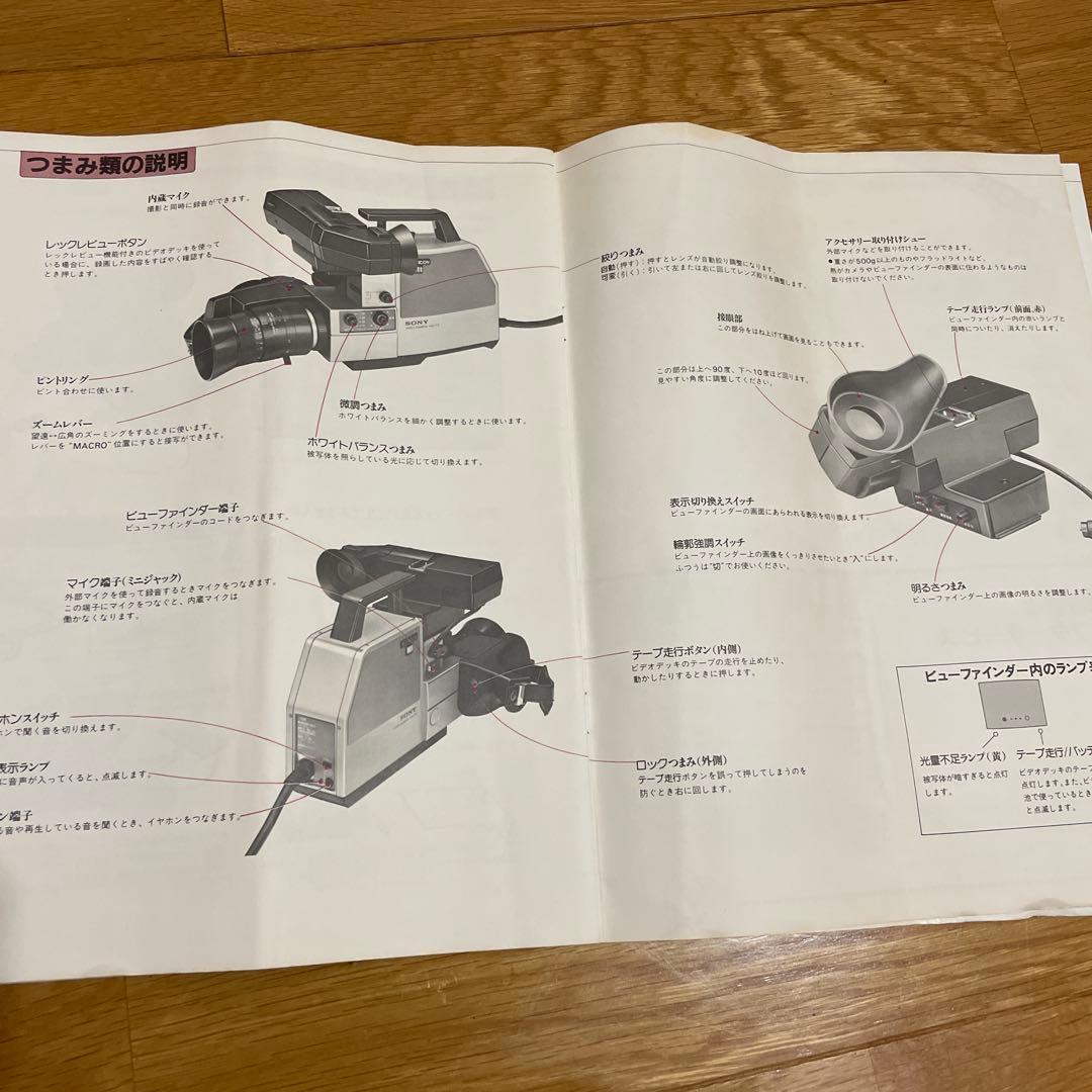 SONYＭＦトリニコンカラービデオカメラ HVC-Ｆ2 ジャンク品