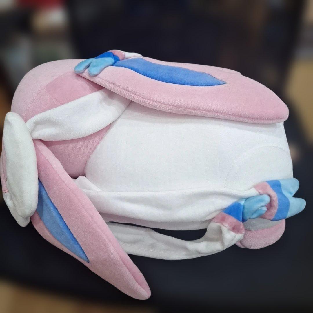 タグ付き　ポケモンセンター　すやすや　ニンフィア　ぬいぐるみ　クッション