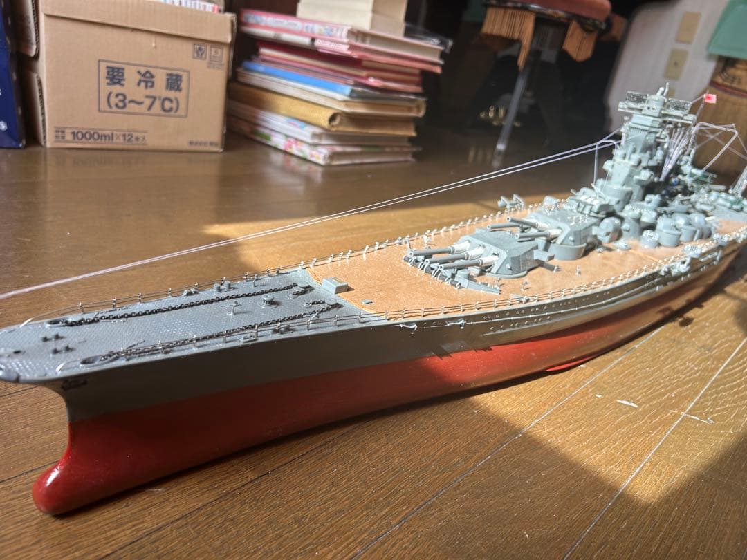 超大型戦艦大和1350mm製作完了しました。(1号作戦時)仕様です。