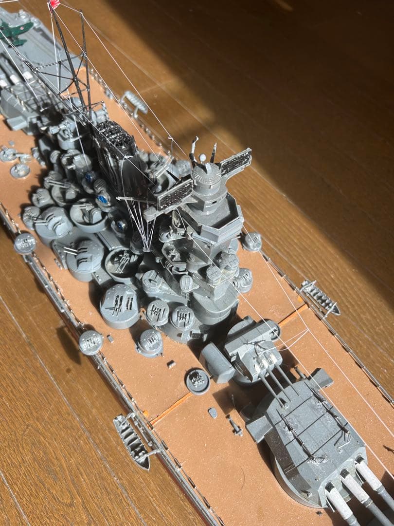 超大型戦艦大和1350mm製作完了しました。(1号作戦時)仕様です。