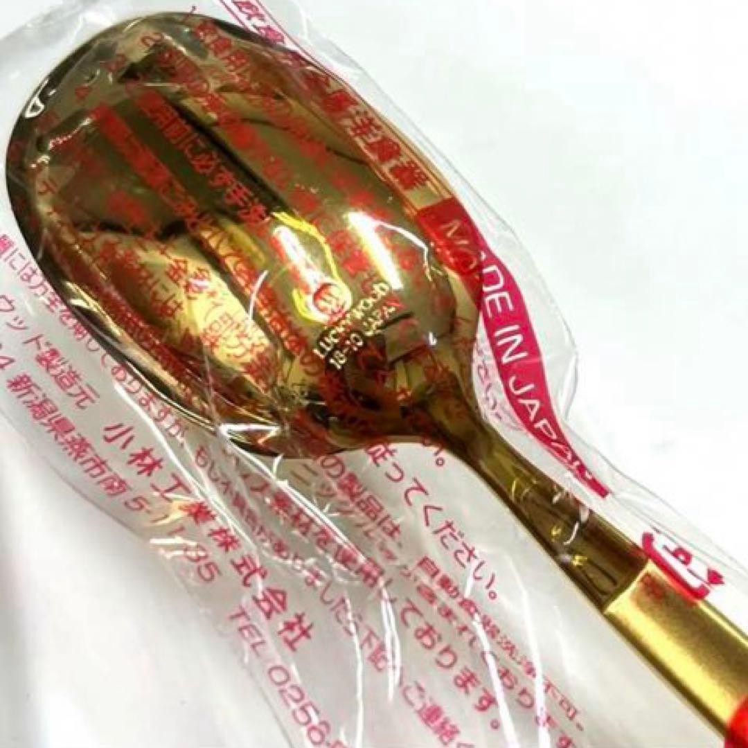 LUCKYWOOD ラッキーウッド 金仕上げ カトラリー 6本セット★未使用★