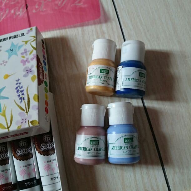 美品♡ ターナー 布絵の具 メディウム 筆 ステンシル