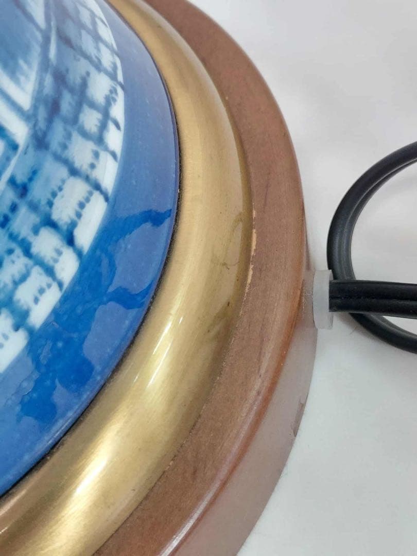 プリーツシェードランプ 陶器 テーブルランプ