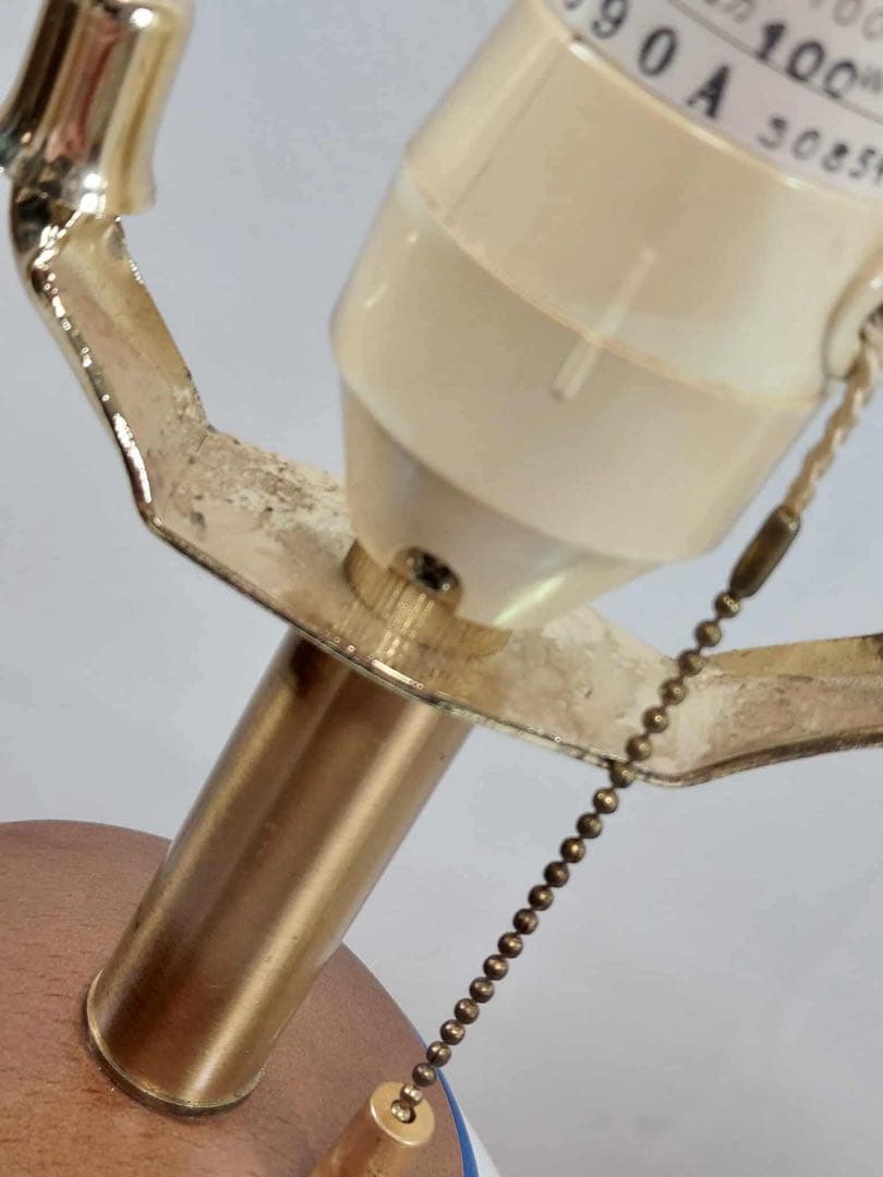 プリーツシェードランプ 陶器 テーブルランプ