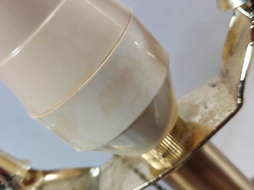 プリーツシェードランプ 陶器 テーブルランプ