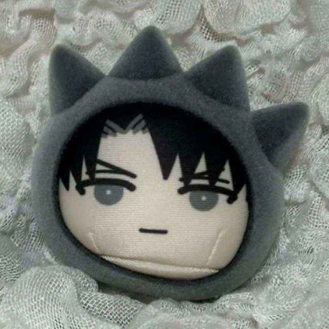 進撃の巨人 リヴァイ ハンジ おまんじゅう ふわコロりん マスコットキーホルダー