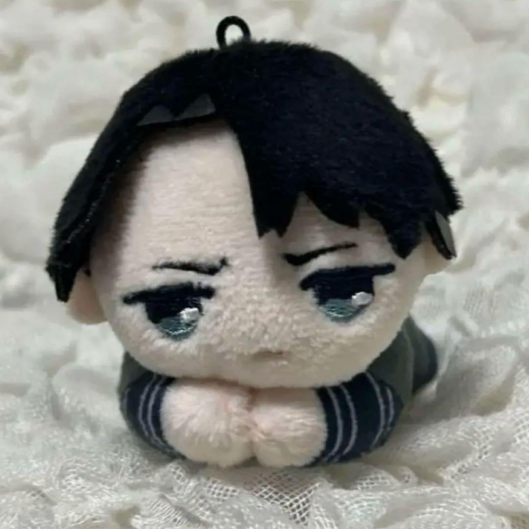 進撃の巨人 リヴァイ ハンジ おまんじゅう ふわコロりん マスコットキーホルダー