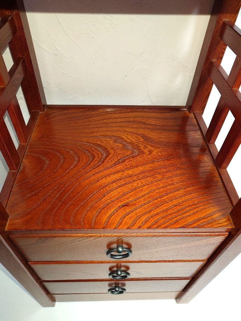 木製 電話台 花台 サイドボード 飾り棚 台 収納 小物入れ ミニチェスト