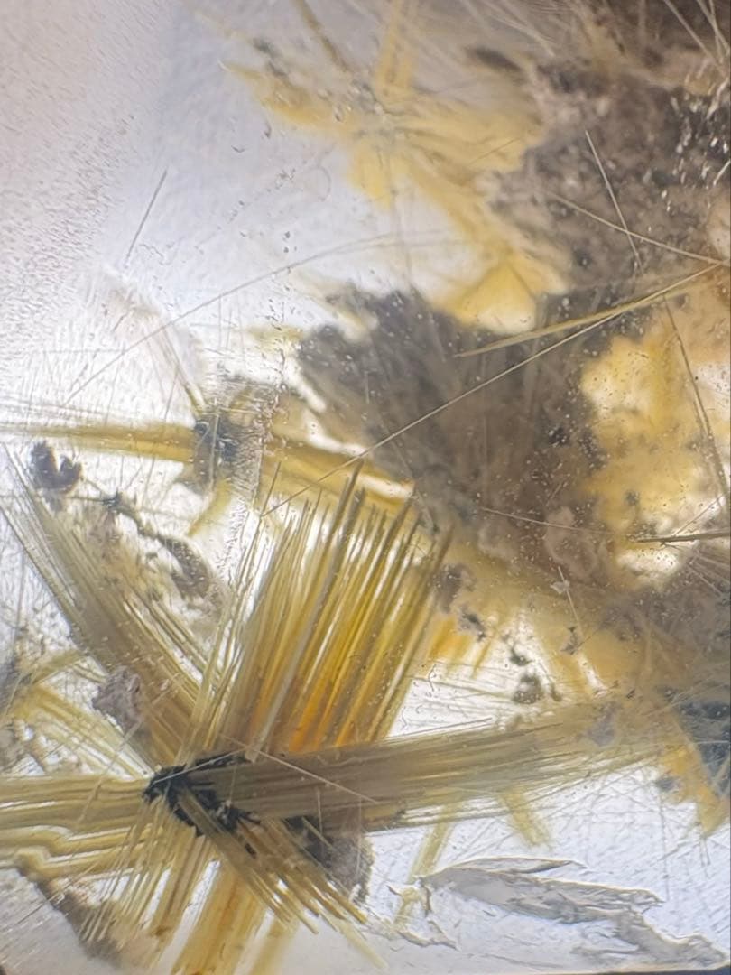 ✨天然ルチルクォーツ 原石 ポリッシュ 標本✨