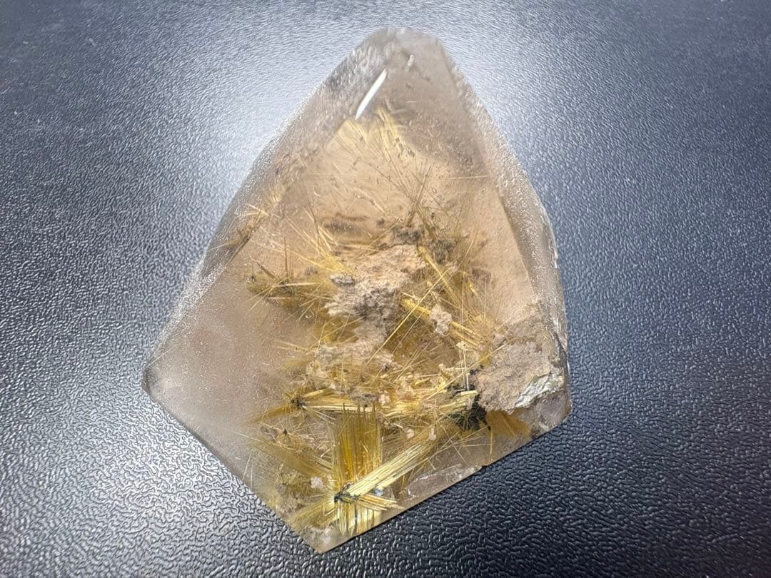 ✨天然ルチルクォーツ 原石 ポリッシュ 標本✨