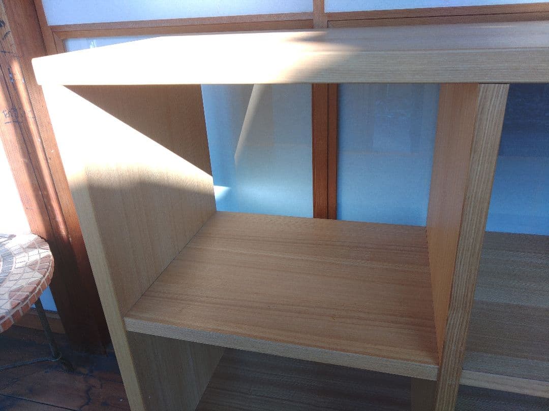 nico‥様　無印良品　レコード　MUJI　タモ材　オープンシェルフ　ラック　棚