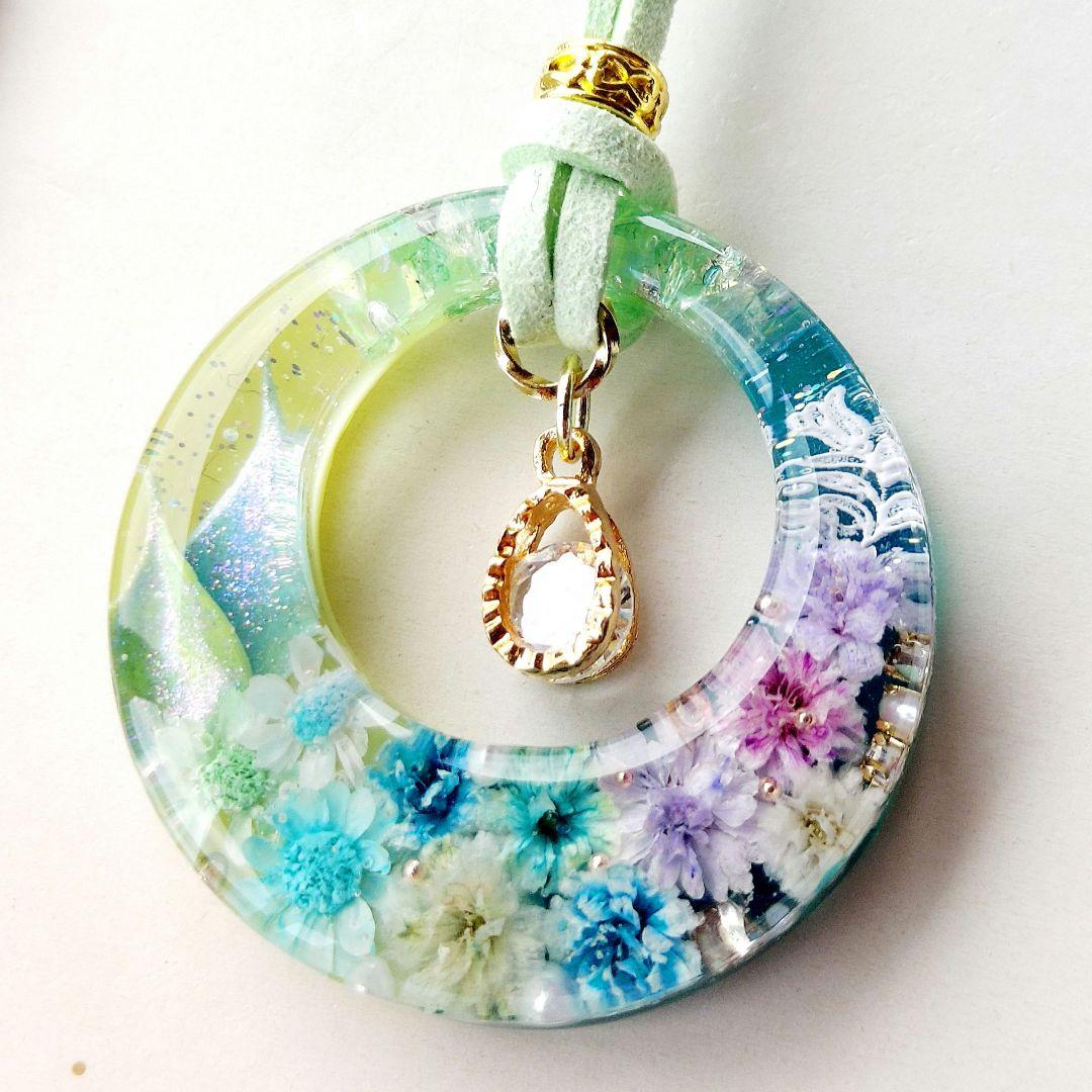 【1556】レジン　ネックレス　ペンダント　ハンドメイド