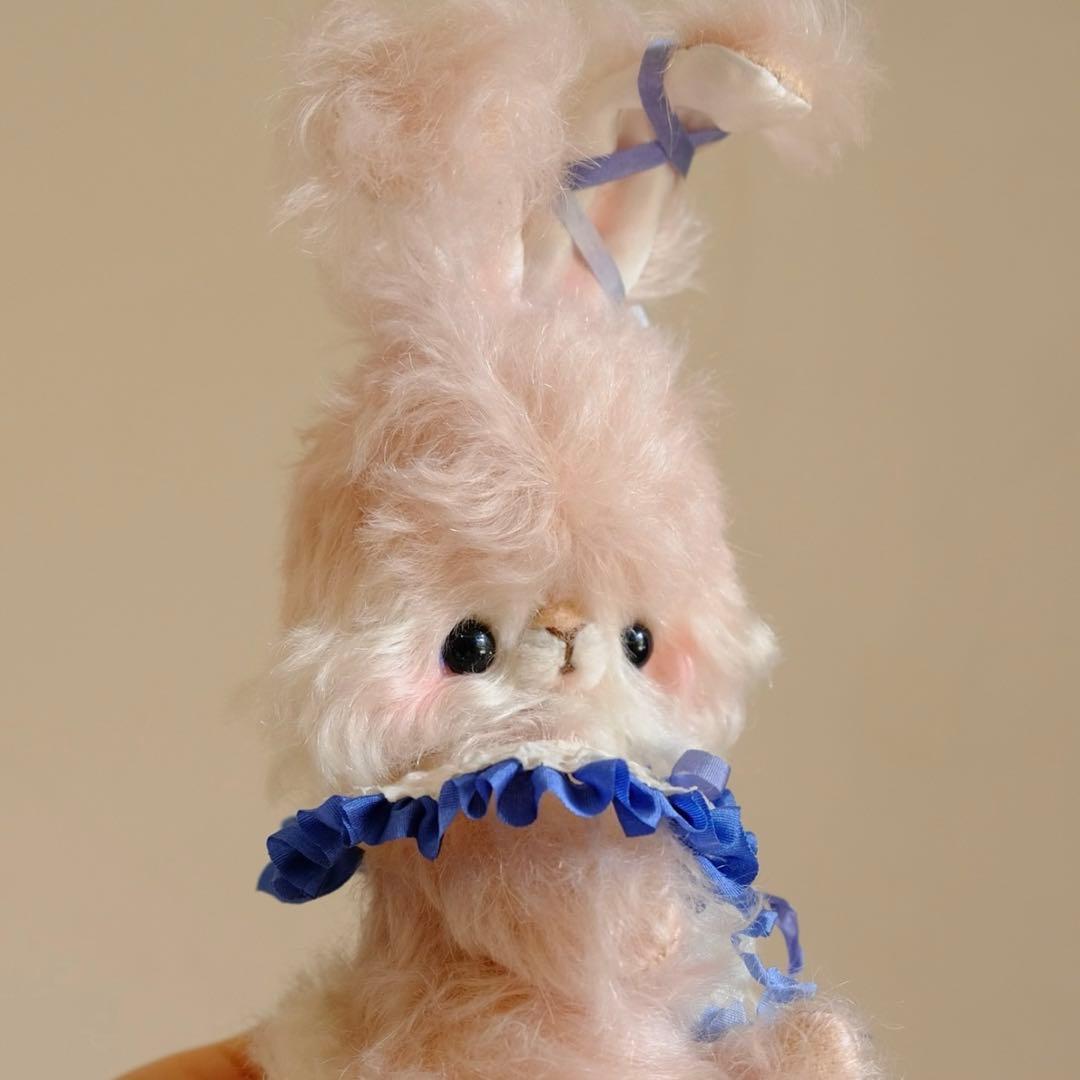 星光の仔兎 ぬいぐるみ アーティストベア ハンドメイド 海外作家様 部屋飾り