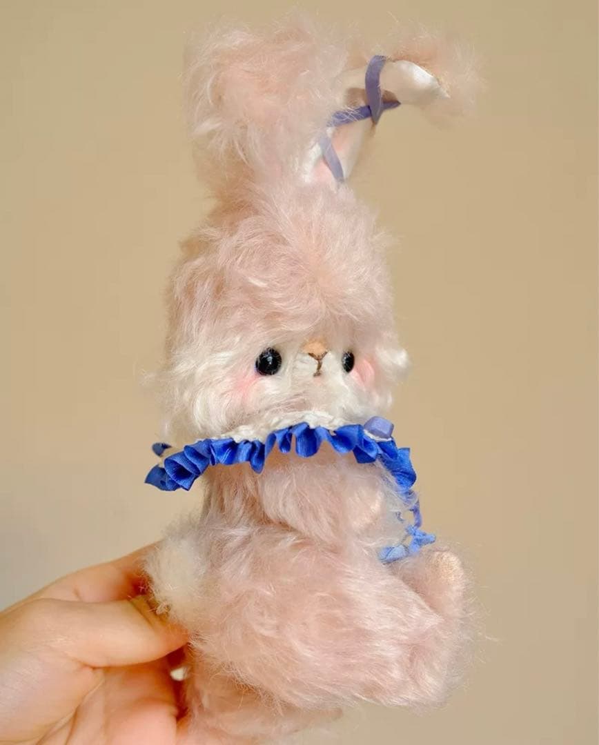星光の仔兎 ぬいぐるみ アーティストベア ハンドメイド 海外作家様 部屋飾り