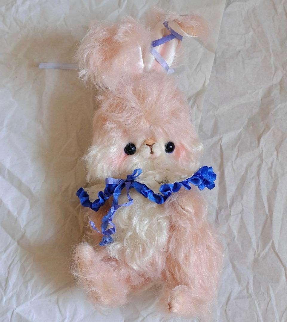 星光の仔兎 ぬいぐるみ アーティストベア ハンドメイド 海外作家様 部屋飾り