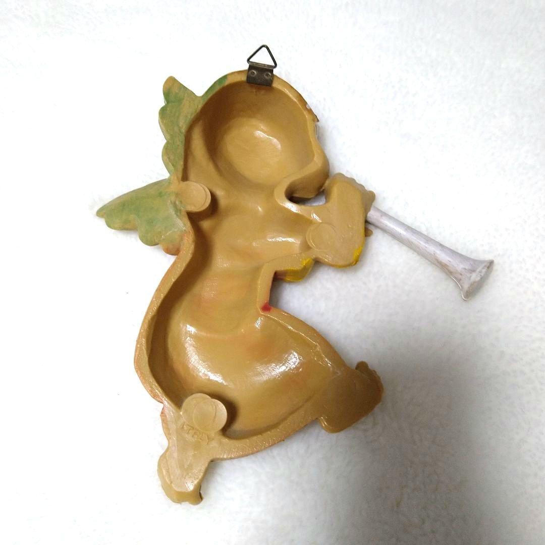 アンティーク　希少　イタリア製　天使　壁掛け（4体）