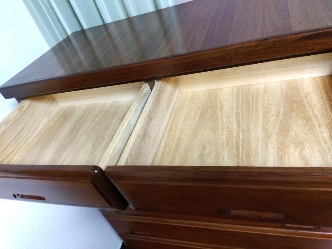 整理タンス ハイチェスト 木製 7段 8収納 優良品 高さ135cm 7段 美品